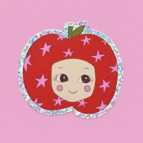 Sticker Tête de Pomme