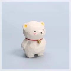 Figurine Japonaise en Bois - L'Ourson