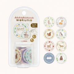 Stickers Double Médaillon - Animaux des Bois