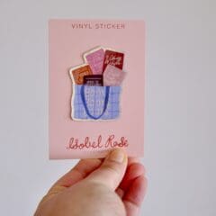 Glitter Sticker Classic Books
