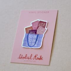 Glitter Sticker Classic Books