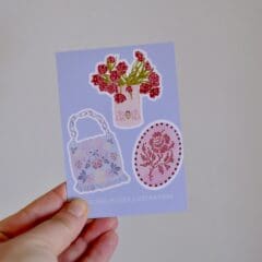 Pack de Frosted Stickers - Point de Croix