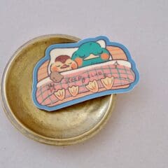 Sticker Sleepy Duck