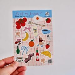 Mini Planche de Stickers - Brunch