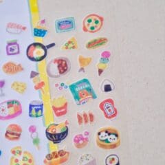 Planche de Stickers Vivid Food