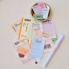 Stickers Flocons - Tickets Vintage