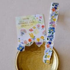 Autocollants Washi Broderies Fleuries