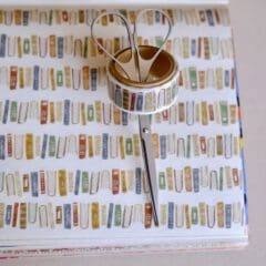 Masking Tape Vintage Books Cut