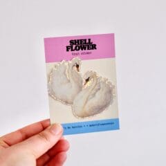 Glitter Sticker Love Swans