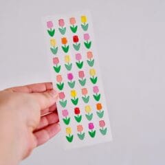 Stickers Tulipes Rétro