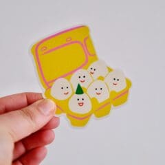Sticker Demi-Douzaine Oeufs