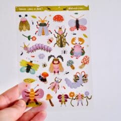 Planche Stickers - Snug Like a Bug