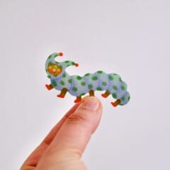 Sticker Sleepy Catepillar