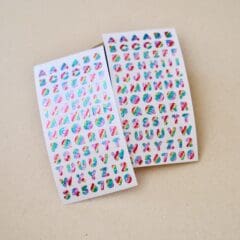 Stickers Rainbow Alphabet
