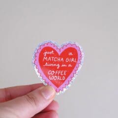 Sticker Just a Matcha Girl
