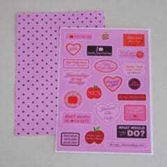 Stickers Nany Craft Shop - I 🖤 Journaling