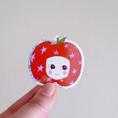 Sticker Tête de Pomme
