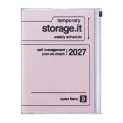 Agenda A5 Mark's 2026/2027 - Milk Pink