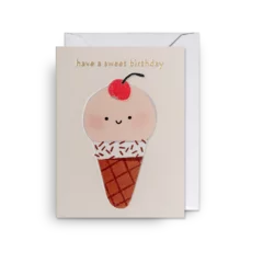 Mini Carte Anniversaire - Ice Cream Birthday