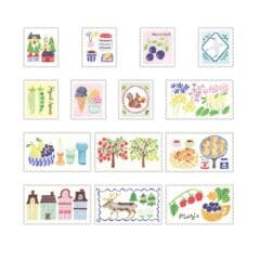 Rouleau de Stickers Midori - Timbres Finlandais
