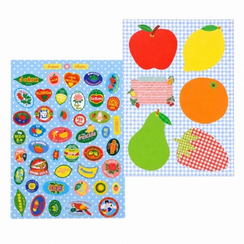 Stickers Journaling Ariane Butto - Etiquettes De fruits