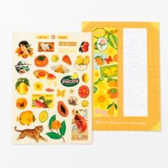 Stickers Journaling Ariane Butto - Trésors Jaunes Oranges