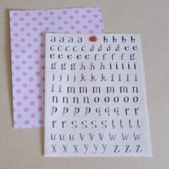 Stickers Nany Craft Shop - Alphabet Whimsical