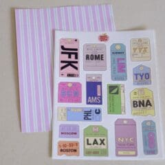 Stickers Nany Craft Shop - Tickets d'Avion