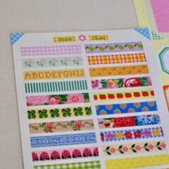 Stickers Journaling Ariane Butto - Jolis Washi