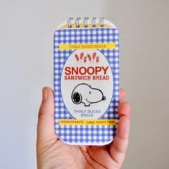 Carnet Snoopy Epicerie - Bread