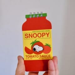Carnet Snoopy Epicerie - Tomato Sauce