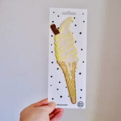 Marque-Page Brodé Glace