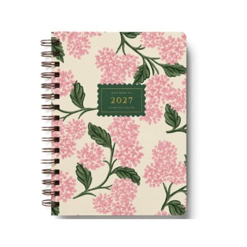 Planner 2027 Rifle - Pink Hydrangea